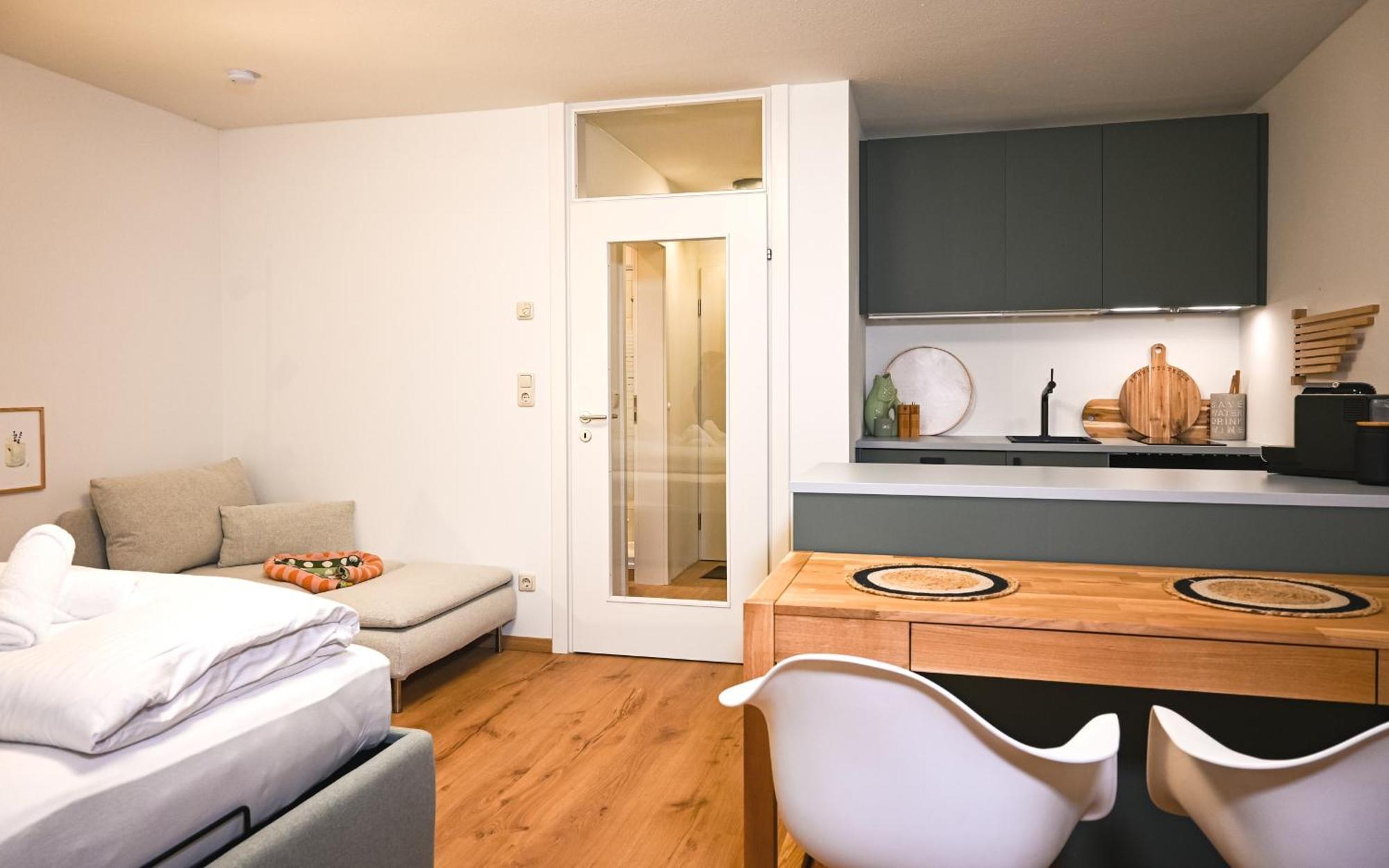 Studio Am Duernbach - Modern, Ruhig & Zentral Am Schliersee Mit Parkplatz Buitenkant foto