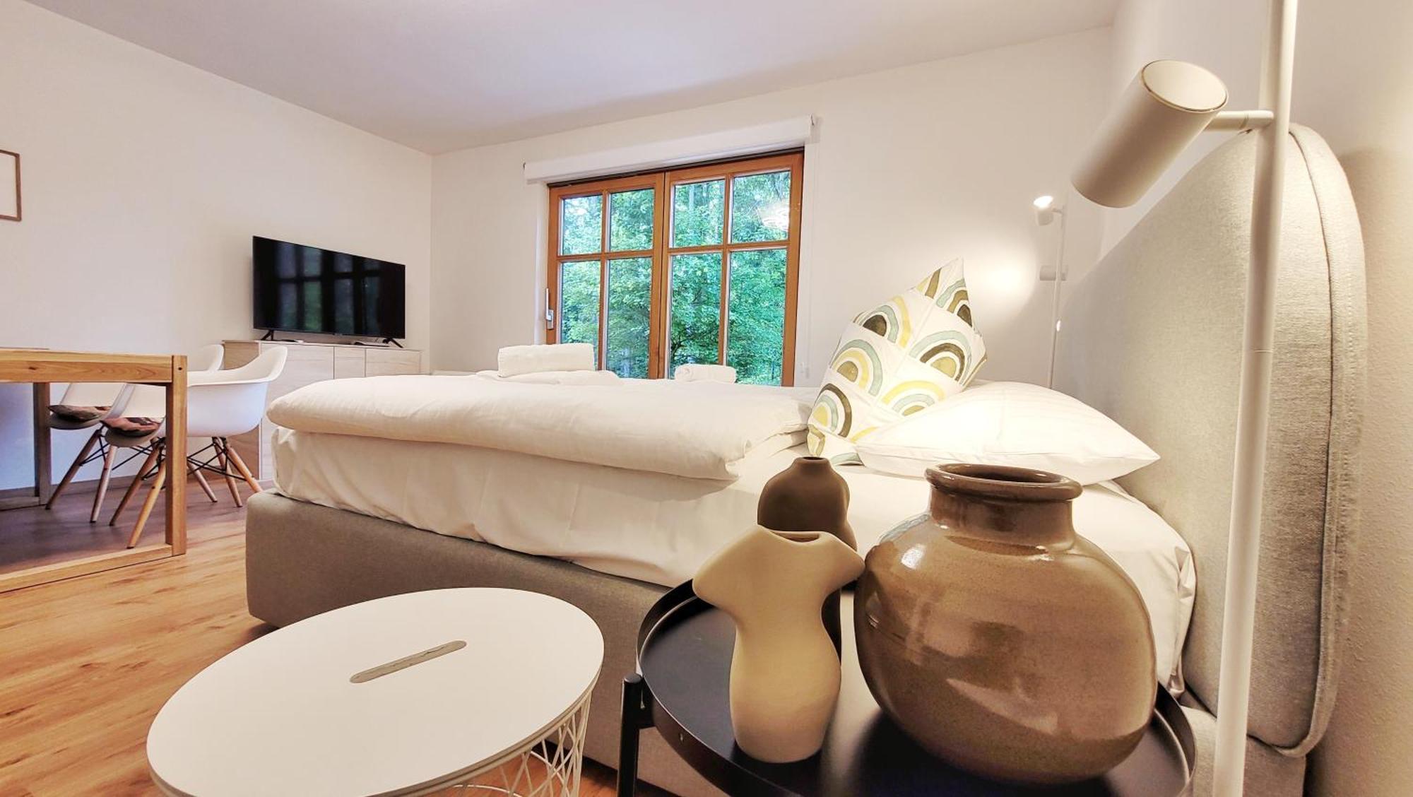 Studio Am Duernbach - Modern, Ruhig & Zentral Am Schliersee Mit Parkplatz Buitenkant foto